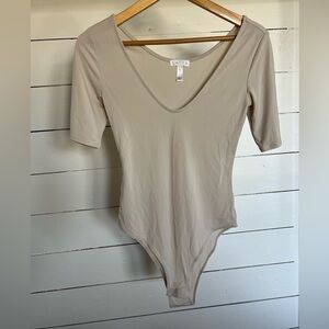 Leith Neutral Cream Bodysuit